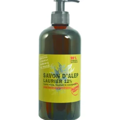 Aleppo Soap Co Zeep Vloeibaar 12% Laurier 500 ml