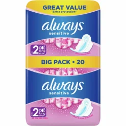 Always Maandverband Sensitive Long 20 stuks