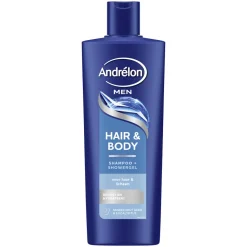 Andrélon Shampoo Hair & Body for Men 400 ml