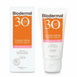 Biodermal Lichaam en Gezicht Gevoelige Huid Zonnebescherming Pakket