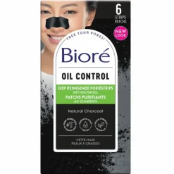 Bioré Houtskool Diep Reinigende Porie Strips 6 stuks