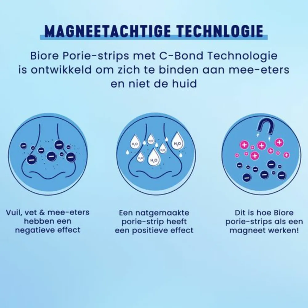 Bioré Houtskool Diep Reinigende Porie Strips 6 stuks