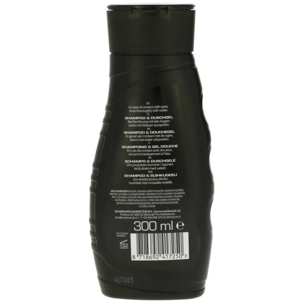 Body-X Fuze Douchegel Hair & Body Energy 300 ml