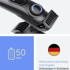 Heren Braun Baardtrimmer Series 3 BT3500 Zwart
