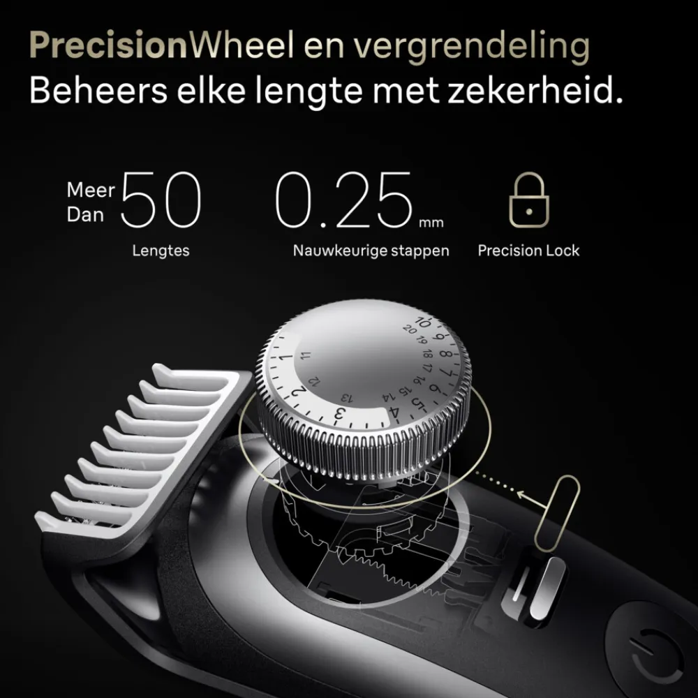 Heren Braun Baardtrimmer Series 9 ProBlade BT9520 Chroom