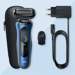 Heren Braun Elektrisch Scheerapparaat Series 6 61-B1000s Blauw