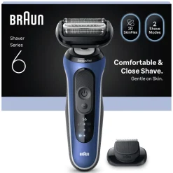Heren Braun Elektrisch Scheerapparaat Series 6 62-B1200S Blauw