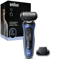 Heren Braun Elektrisch Scheerapparaat Series 6 62-B1200S Blauw