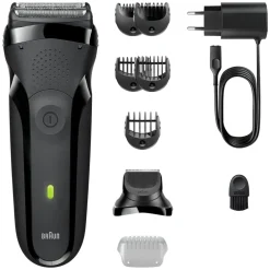 Heren Braun Elektrisch Scheerapparaat Series 3 300BT Grijs