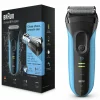 Heren Braun Elektrisch Scheerapparaat S3 ProSkin 3040s Oplaadbaar Zwart / Blauw