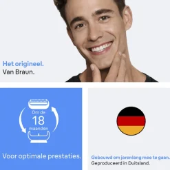Heren Braun Elektrisch Scheerapparaat Vervangingskop Series 3 21B
