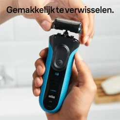 Heren Braun Elektrisch Scheerapparaat Vervangingskop Series 3 32B Zwart
