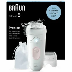Heren Braun Epilator Silk·épil 5 030 Wit/Flamingo
