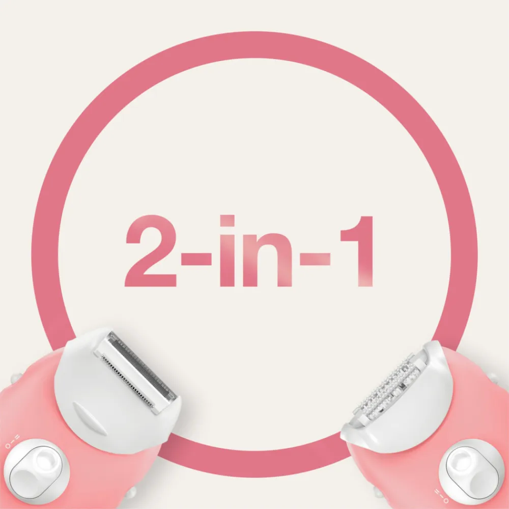 Heren Braun Epilator Silk·épil 3 277 Wit/Rose