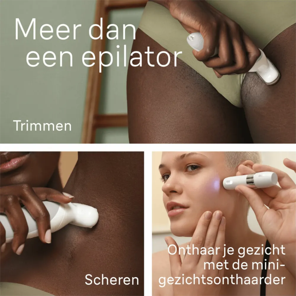 Heren Braun Epilator Silk-épil 9 9-041 Wit/Zilver