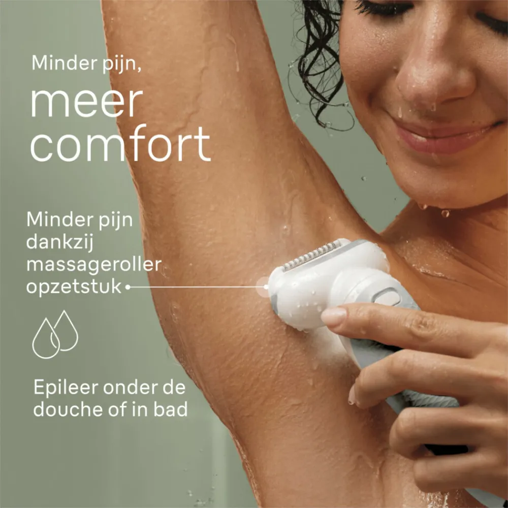 Heren Braun Epilator Silk-épil 9 9-041 Wit/Zilver