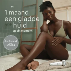 Heren Braun Epilator Silk-épil 9 9-041 Wit/Zilver