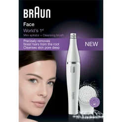 Heren Braun Gezichtsepilator en Reinigingsborstel Face 810