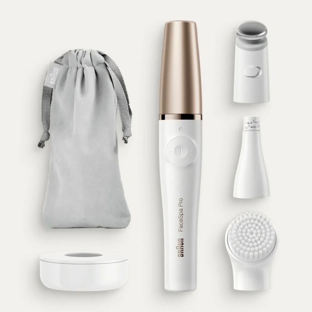 Heren Braun Gezichtsepilator FaceSpa Pro 911