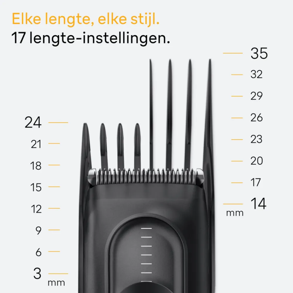 Heren Braun Haartrimmer Series 5 HC5530 Zwart