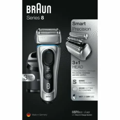 Heren Braun Scheerapparaat Series 8 8370cc Zilver
