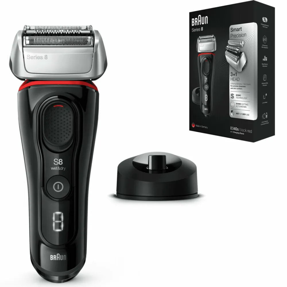 Heren Braun Scheerapparaat Series 8 8340s Zwart