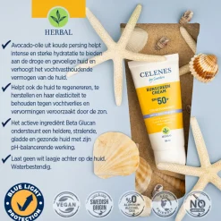 Celenes Herbal Zonnebrandcreme SPF 50+ Gevoelige en Droge Huid 50 ml