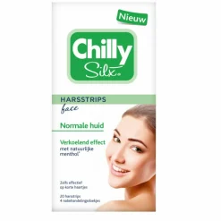 Heren Chilly Silx Harsstrips Gezicht Normale huid 10 stuks