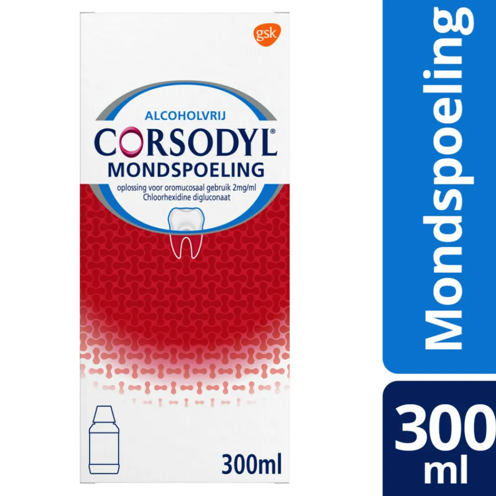 Corsodyl Mondspoeling 300 ml