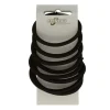 Damselle Haarelastiek Bruin 8 stuks