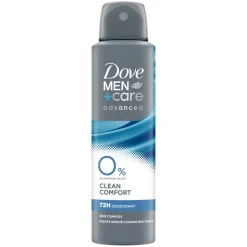 Dove Deodorant Men+ Care 0% Clean Comfort 150 ml