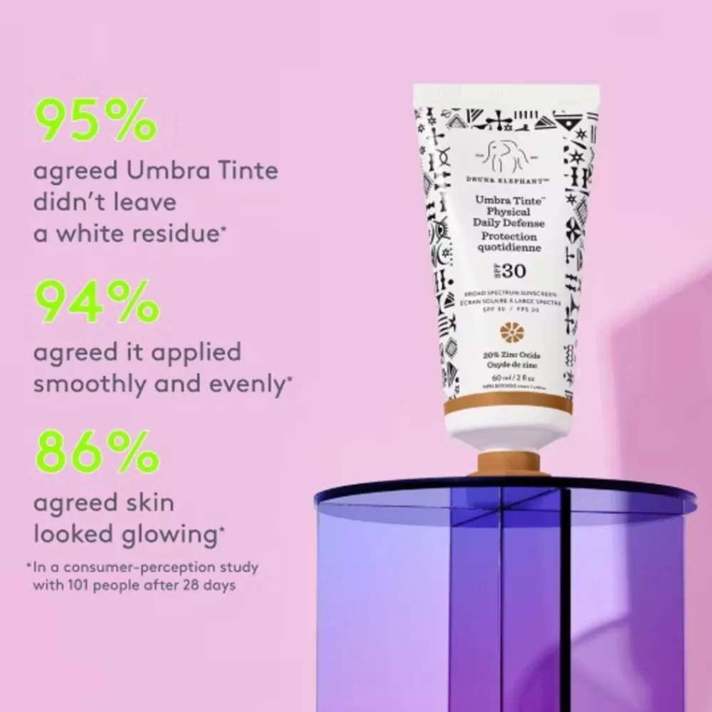 Drunk Elephant Umbra Tinte Physical Daily Defense SPF 30 Zonnebrandcreme 60ml