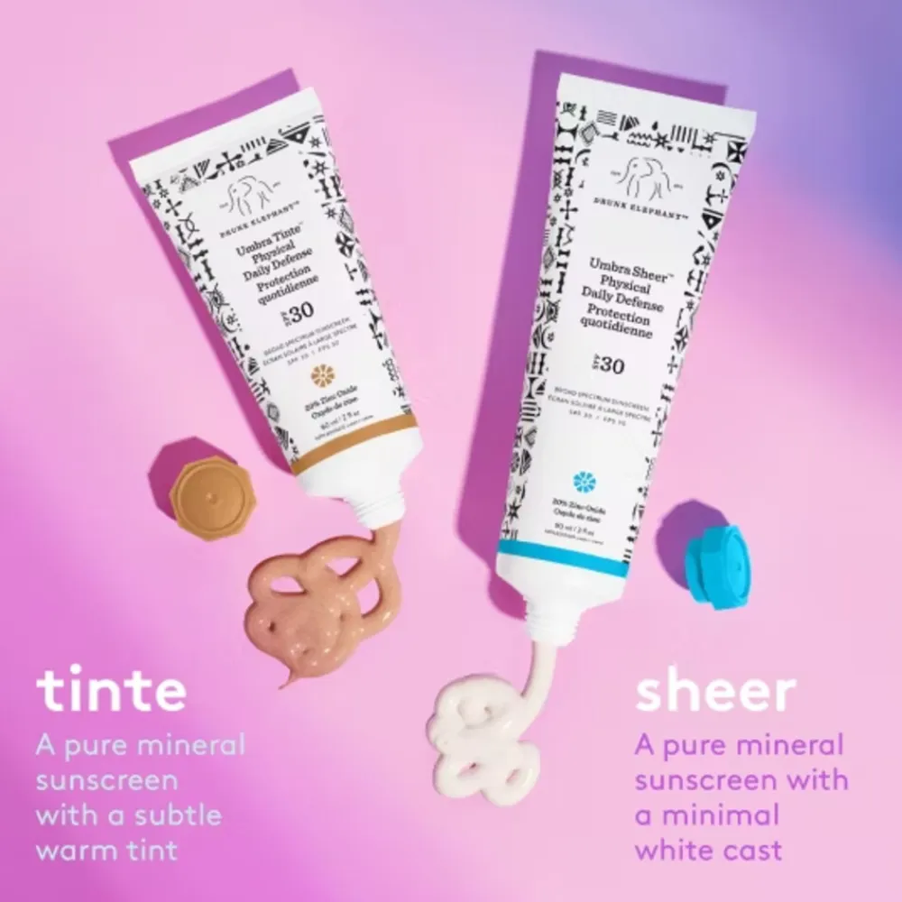 Drunk Elephant Umbra Tinte Physical Daily Defense SPF 30 Zonnebrandcreme 60ml