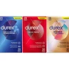 Durex - Classic Natural Condooms 20 stuks, Thin Feel Condooms 20 stuks & Nude No Latex 20 stuks - Pakket