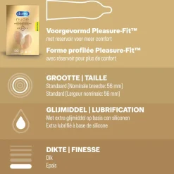 Durex - Classic Natural Condooms 20 stuks, Thin Feel Condooms 20 stuks & Nude No Latex 20 stuks - Pakket
