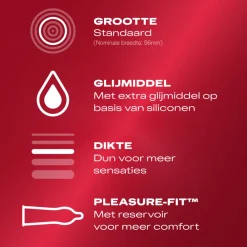 Durex Condooms Thin Feel met Extra Glijmiddel 10 stuks