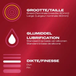 Durex - Love Condoooms 6 stuks & Thin Feel Condooms 10 stuks - Pakket