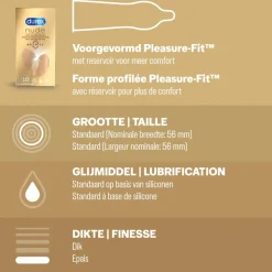 Durex - Orgasm Intense Condooms 10 stuks & Nude No Latex Condooms 10 stuks - Pakket