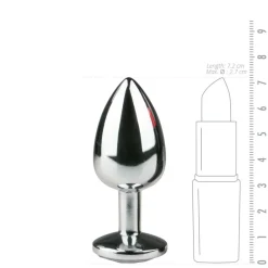Easytoys Metalen Buttplug Zilver