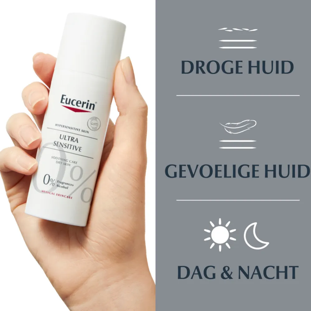 Eucerin UltraSENSITIVE Kalmerende Crème Droge Huid 50 ml