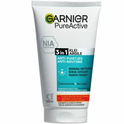 Garnier PureActive 3-in-1 Gezichtsreiniging met Klei 150 ml