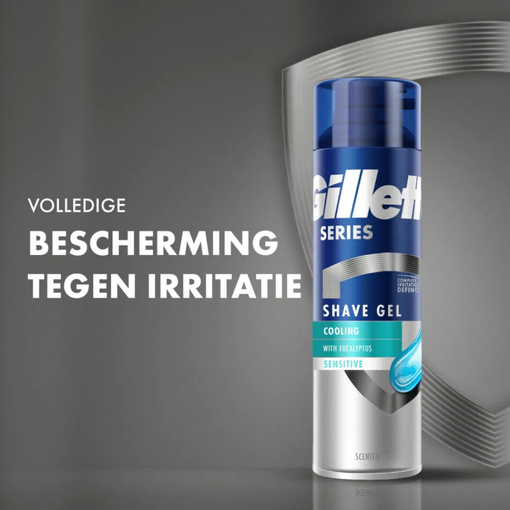 Heren Gillette Gevoelige Huid Scheergel Series 200 ml