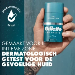 Heren Gillette Intimate Anti-Schuurstick 48 gr