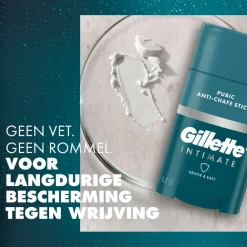 Heren Gillette Intimate Anti-Schuurstick 48 gr