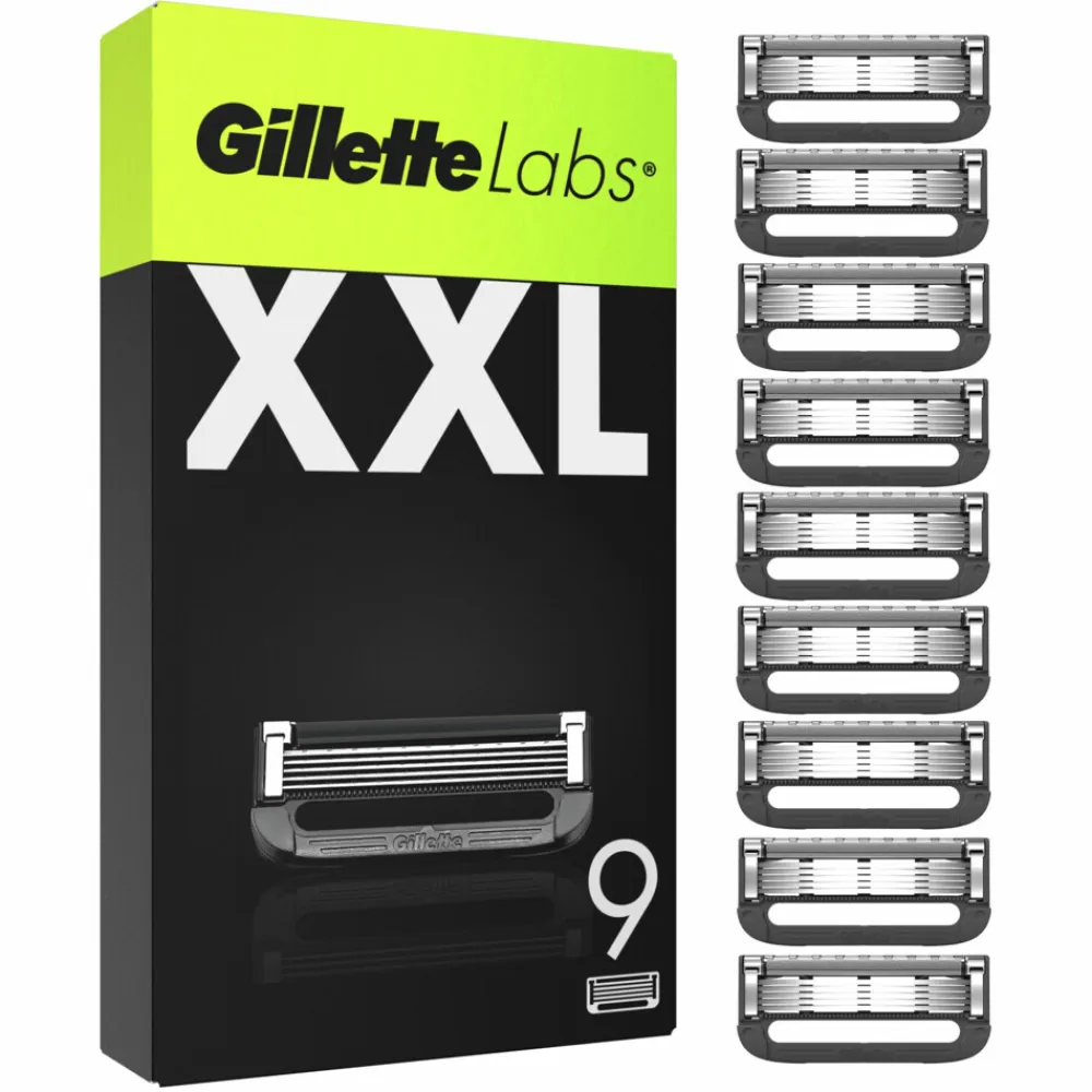 Heren Gillette Labs Navulmesjes 9 stuks
