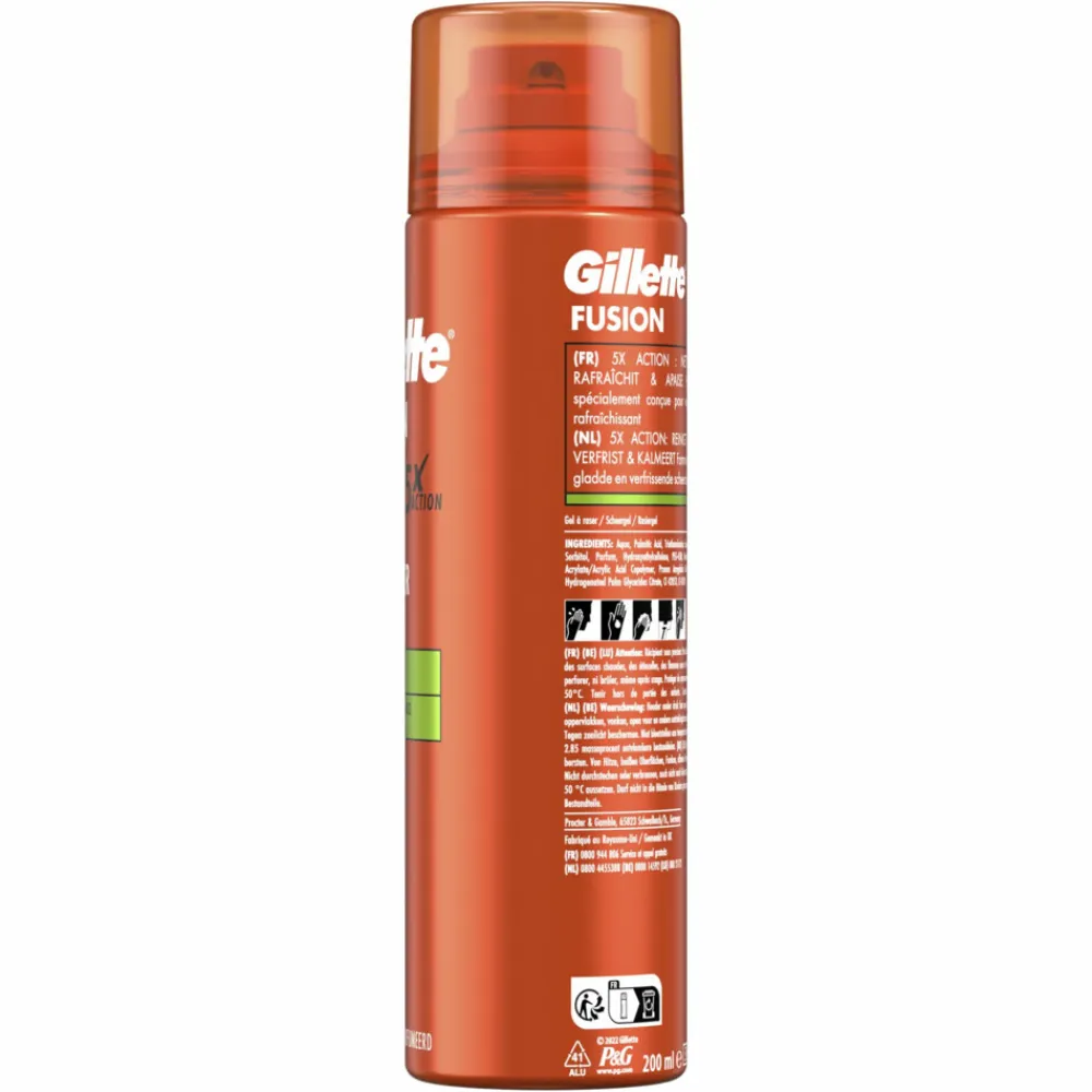 Heren Gillette Scheergel Fusion 5 Sensitive 200 ml