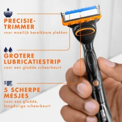 Heren Gillette Scheermesjes Fusion 5 Power 12 stuks