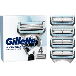 Heren Gillette Scheermesjes SkinGuard Sensitive 4 stuks