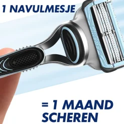 Heren Gillette Scheermesjes SkinGuard Sensitive 4 stuks