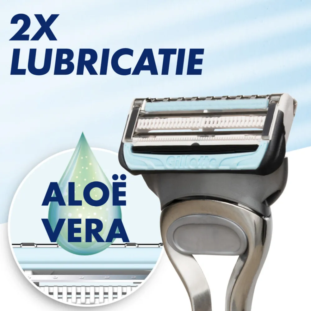 Heren Gillette Scheermesjes SkinGuard Sensitive 4 stuks
